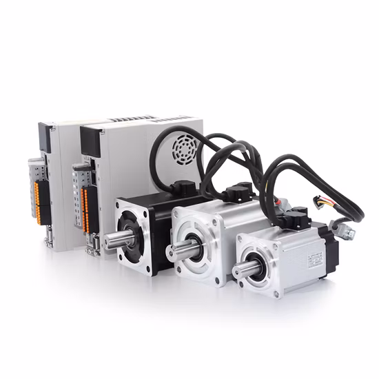  중국 미니 CNC 선반 기계 3000rpm 110mm 2n.  사출 성형기용 드라이버가 포함된 M 2.5A 600W 220V AC 서보 모터